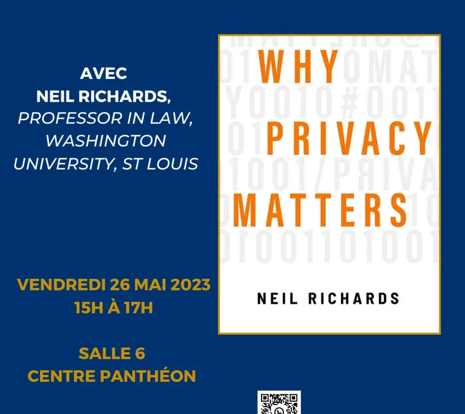 Affiche de la conférence du 26 mai 2023