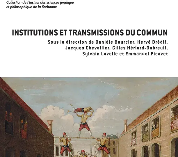 Institutions et transmission du commun